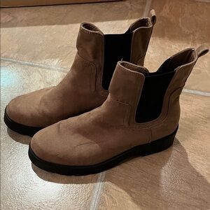 Brown Suede Ankle Boots